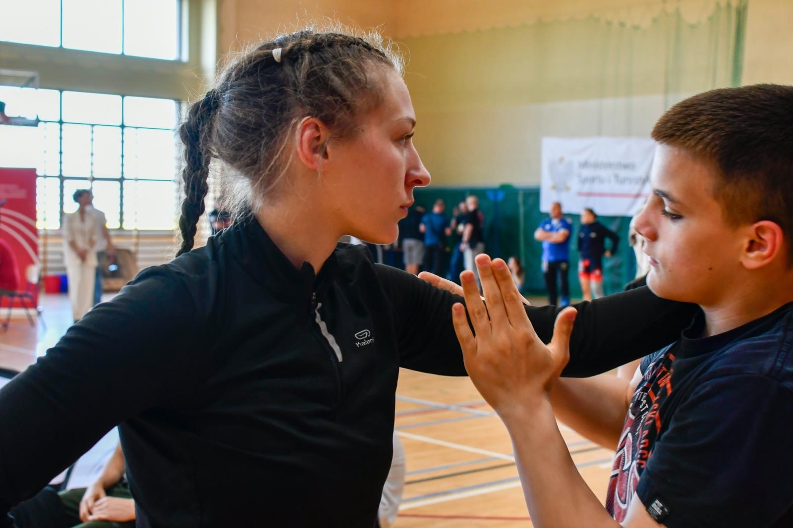 Zdjęcie w galerii na portalu naszraciborz.pl: Mistrzostwa Polski w zapasach kobiet w Rudniku. Świerczewska ze złotem, Michniewicz ze srebrem wiadomości z regionu