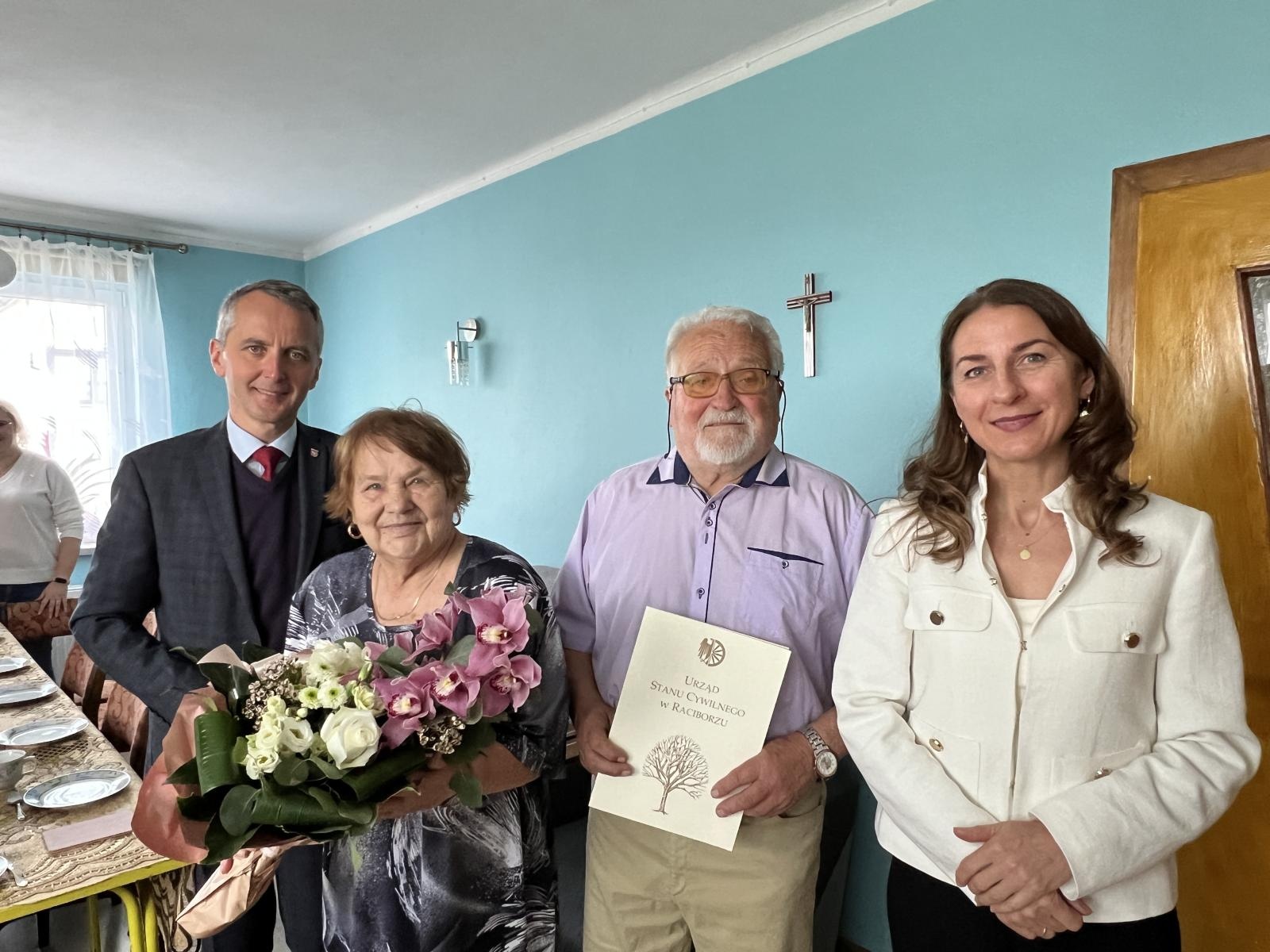 Zdjęcie w galerii na portalu naszraciborz.pl: Diamentowe gody w Markowicach wiadomości z regionu