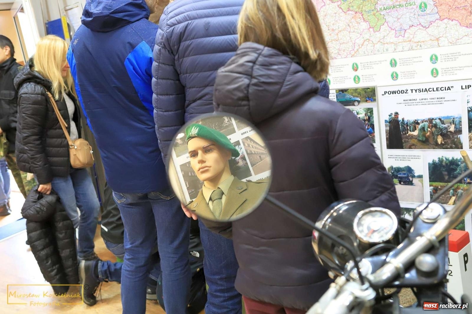 Zdjęcie w galerii na portalu naszraciborz.pl: Raciborski Klub Ojca zawitał do Śląskiego Oddziału Straży Granicznej wiadomości z regionu