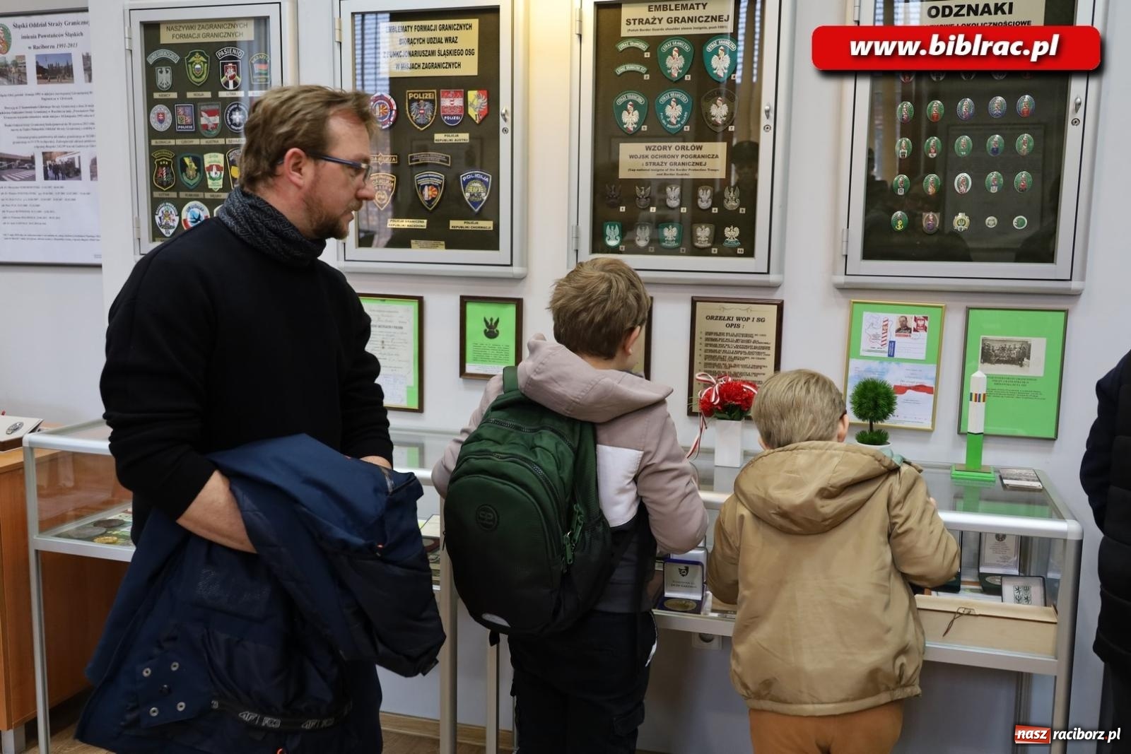 Zdjęcie w galerii na portalu naszraciborz.pl: Raciborski Klub Ojca zawitał do Śląskiego Oddziału Straży Granicznej wiadomości z regionu