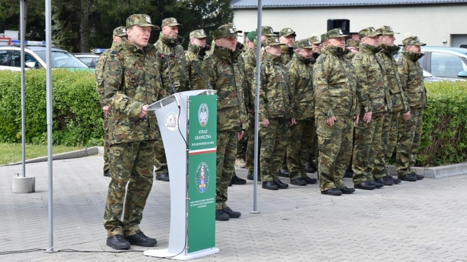 Zdjęcie w galerii na portalu naszraciborz.pl: Uroczysta zbiórka w Śląskim Oddziale Straży Granicznej wiadomości z regionu