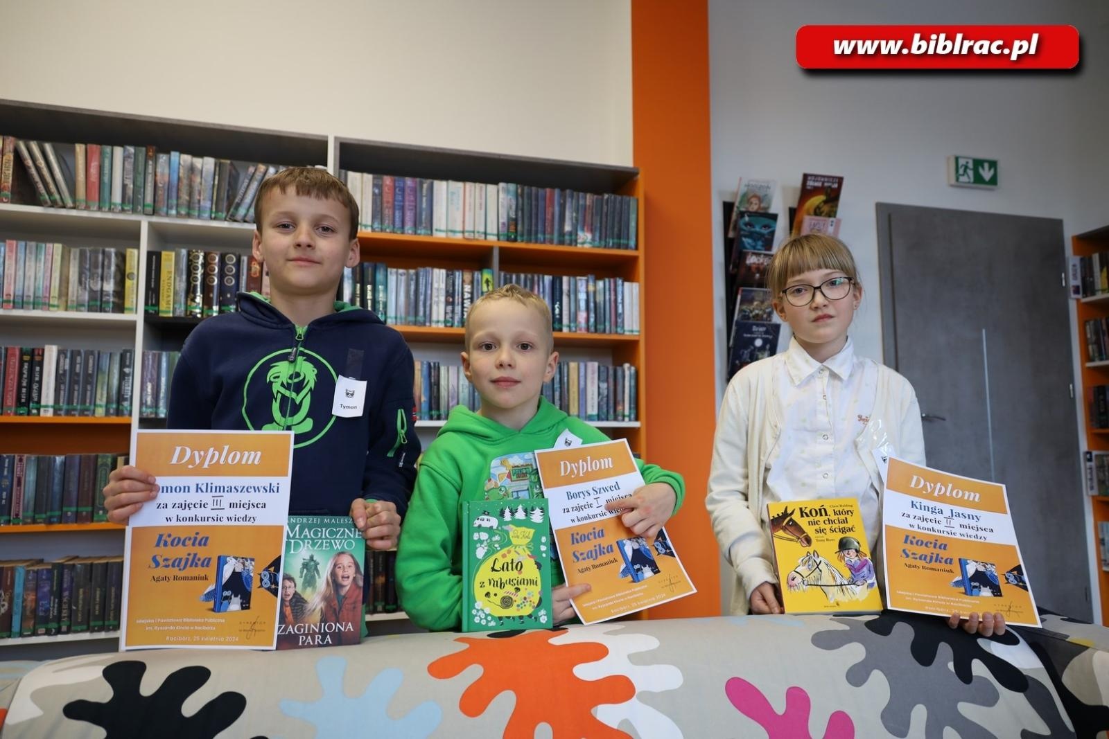 Zdjęcie w galerii na portalu naszraciborz.pl: Grunt to draka! Za nami konkurs o przygodach Kociej Szajki w bibliotece wiadomości z regionu