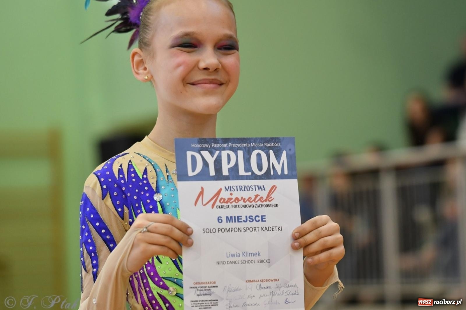 Zdjęcie w galerii na portalu naszraciborz.pl: Racibórz gości Mistrzostwa Okręgu Mażoretek Polski Południowo-Zachodniej [FOTO] wiadomości z regionu