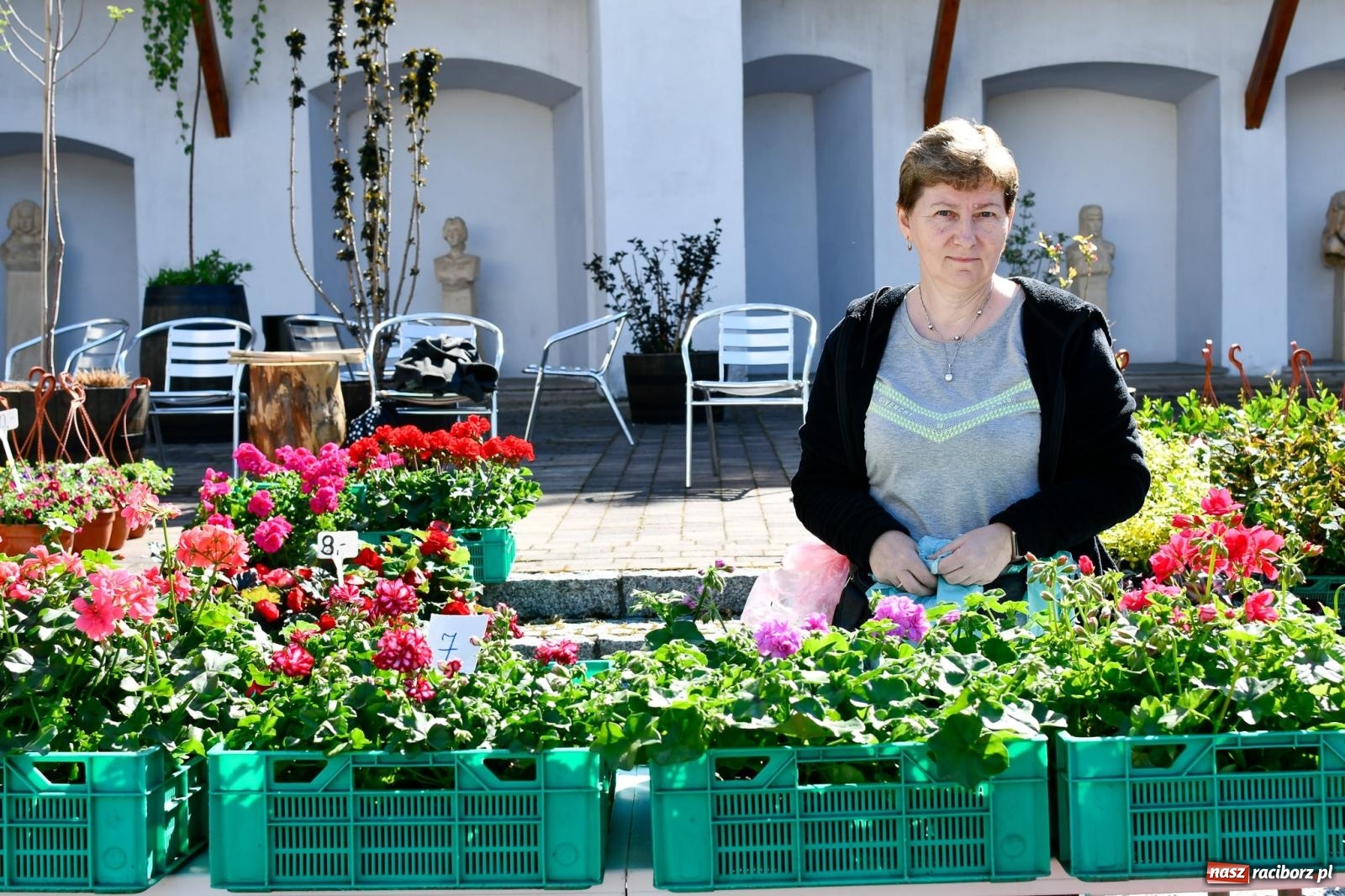 Zdjęcie w galerii na portalu naszraciborz.pl: Zamkowy dziedziniec pełen kwiatów [FOTO i WIDEO] wiadomości z regionu