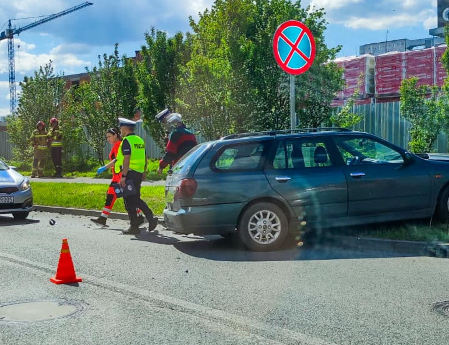 Zdjęcie w galerii na portalu naszraciborz.pl: Wypadek na skrzyżowaniu Kościuszki i Eichendorffa. 8-latek trafił do szpitala [FOTO] wiadomości z regionu