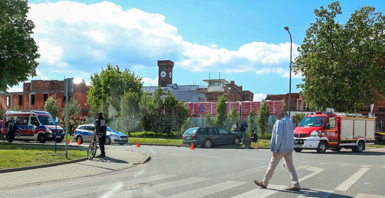 Zdjęcie w galerii na portalu naszraciborz.pl: Wypadek na skrzyżowaniu Kościuszki i Eichendorffa. 8-latek trafił do szpitala [FOTO] wiadomości z regionu