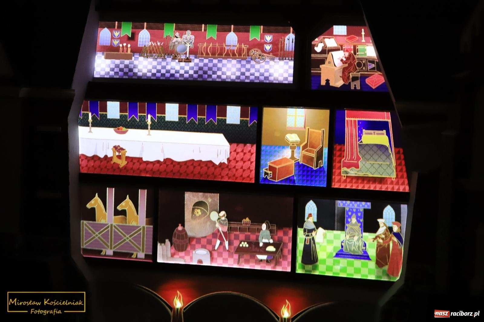 Zdjęcie w galerii na portalu naszraciborz.pl: Raciborzanie lubią zwiedzać zamek nocą [FOTO] wiadomości z regionu