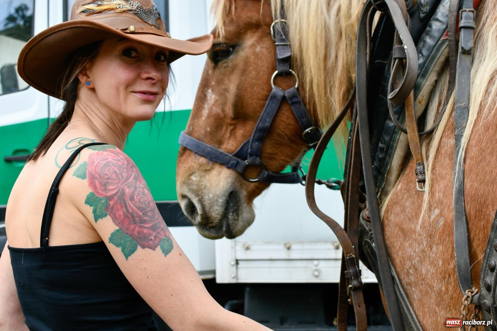 Zdjęcie w galerii na portalu naszraciborz.pl: Procesja konna w Łubowicach. Dopisała pogoda i jeźdźcy [FOTO i WIDEO] wiadomości z regionu