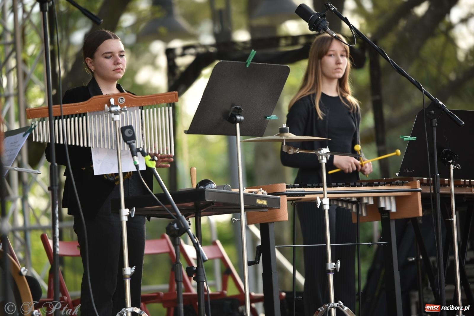 Zdjęcie w galerii na portalu naszraciborz.pl: Plenerowy koncert muzyki filmowej na zamkowym dziedzińcu wiadomości z regionu