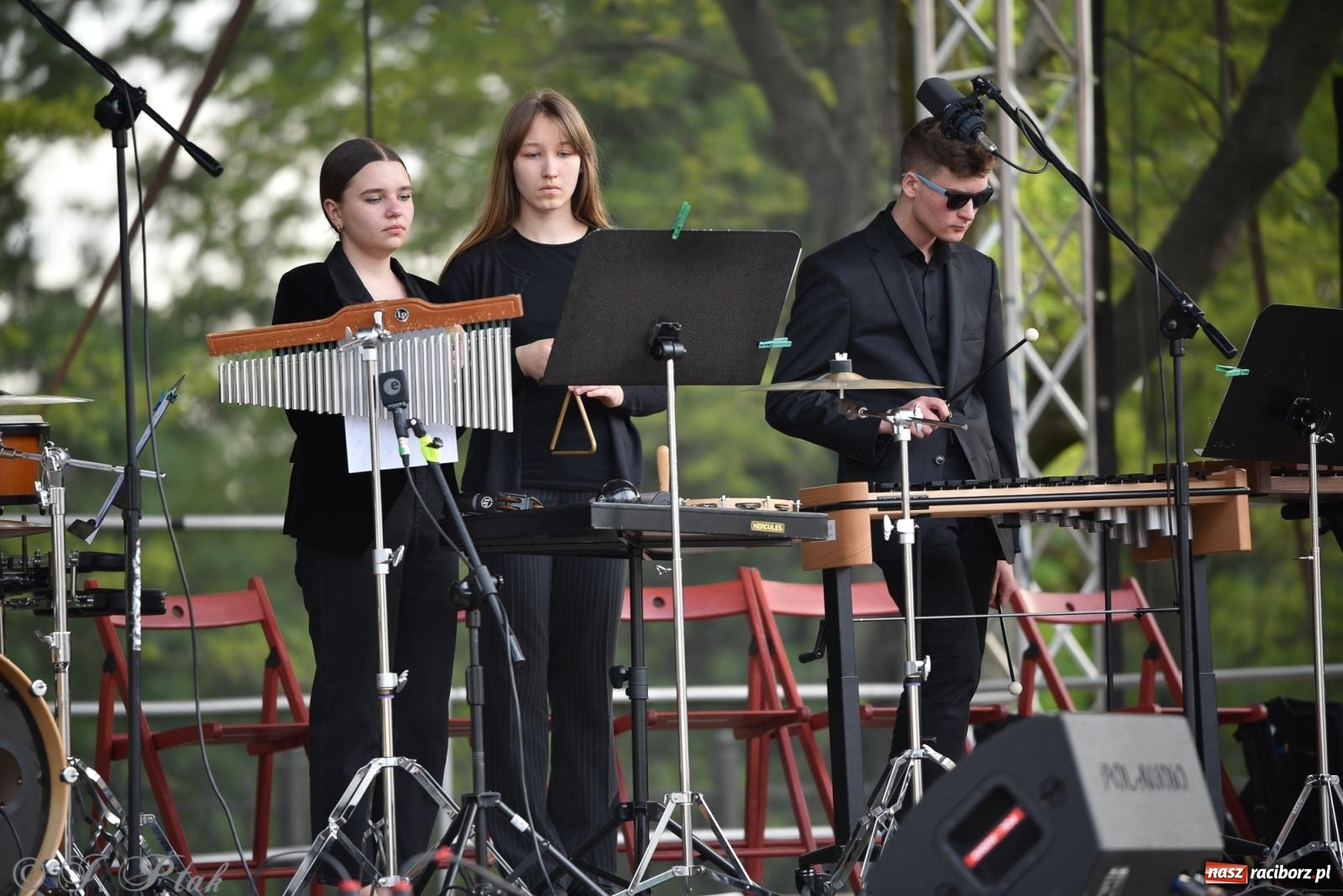 Zdjęcie w galerii na portalu naszraciborz.pl: Plenerowy koncert muzyki filmowej na zamkowym dziedzińcu wiadomości z regionu