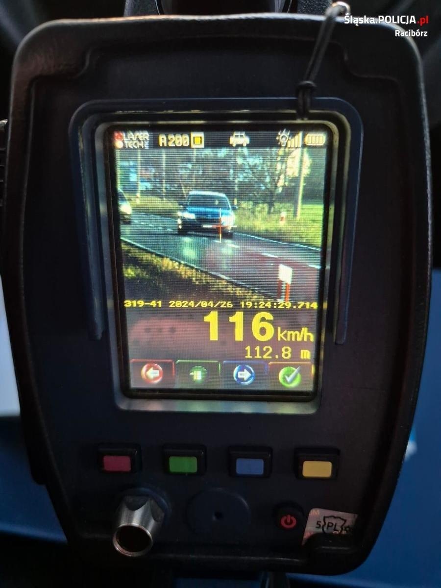 Zdjęcie w galerii na portalu naszraciborz.pl: Pirat drogowy recydywista. Jego portfel znacznie schudł wiadomości z regionu