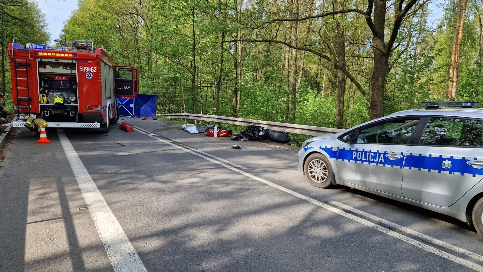 Zdjęcie w galerii na portalu naszraciborz.pl: Tragiczny wypadek niedaleko Raciborza. Nie żyje 15-latka wiadomości z regionu