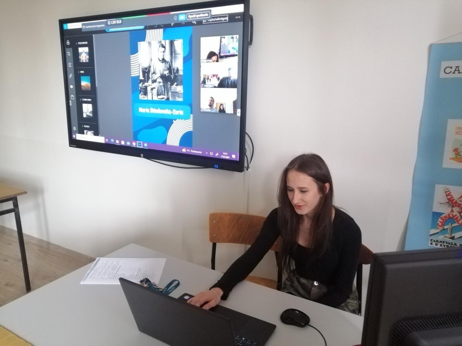 Zdjęcie w galerii na portalu naszraciborz.pl: Wirtualna mobilność uczniów ZSO nr 1 w Raciborzu wiadomości z regionu