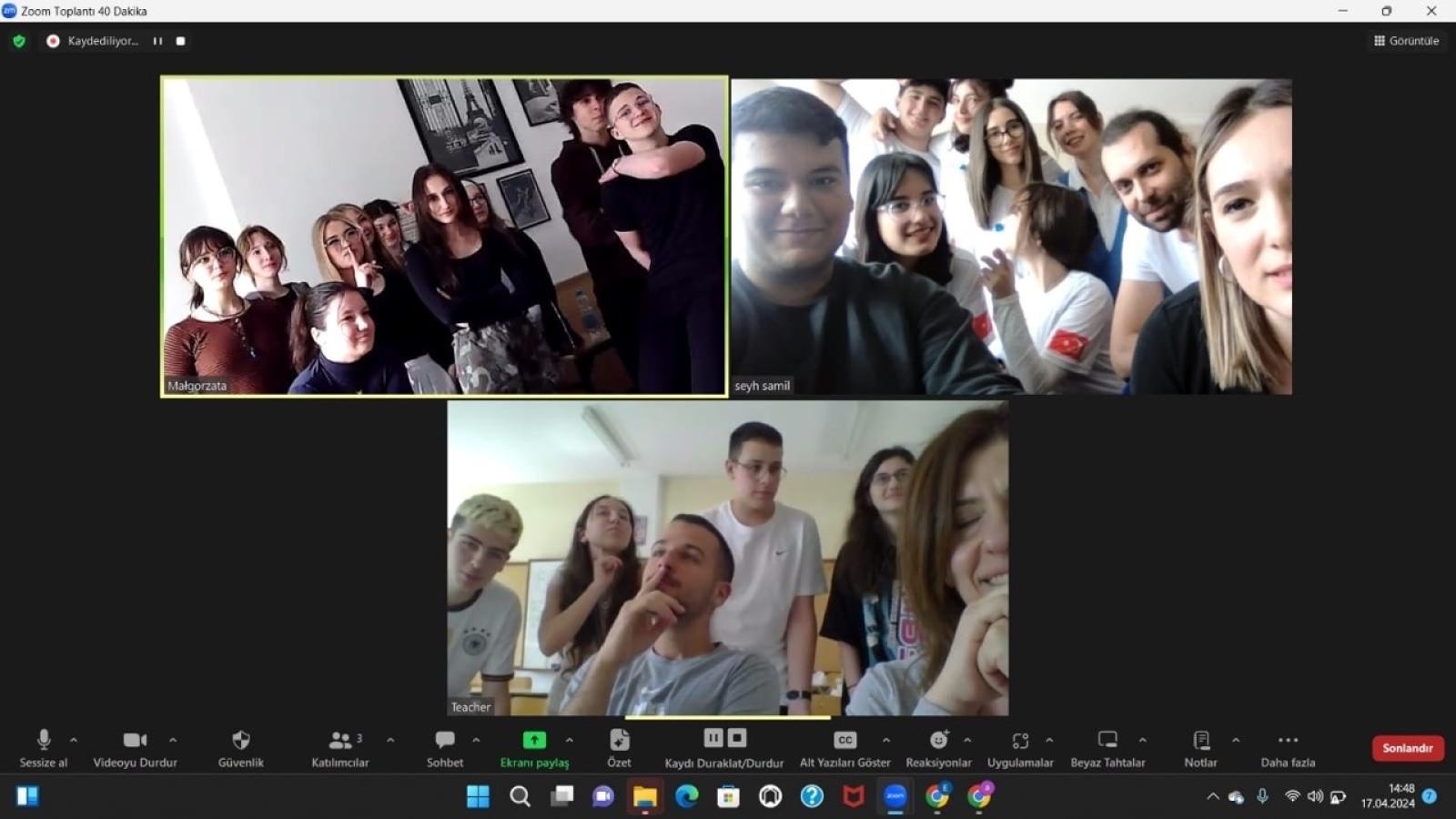 Zdjęcie w galerii na portalu naszraciborz.pl: Wirtualna mobilność uczniów ZSO nr 1 w Raciborzu wiadomości z regionu