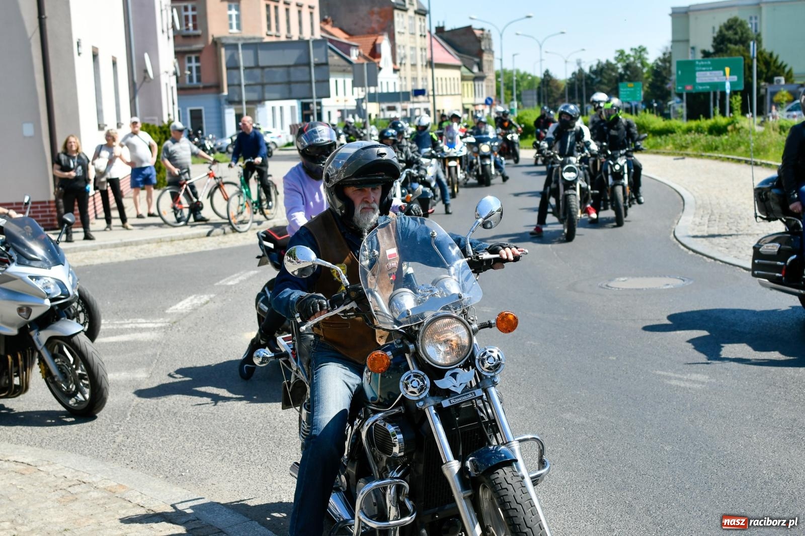 Zdjęcie w galerii na portalu naszraciborz.pl: Raciborska inauguracja sezonu motocyklowego [FOTO i WIDEO] wiadomości z regionu
