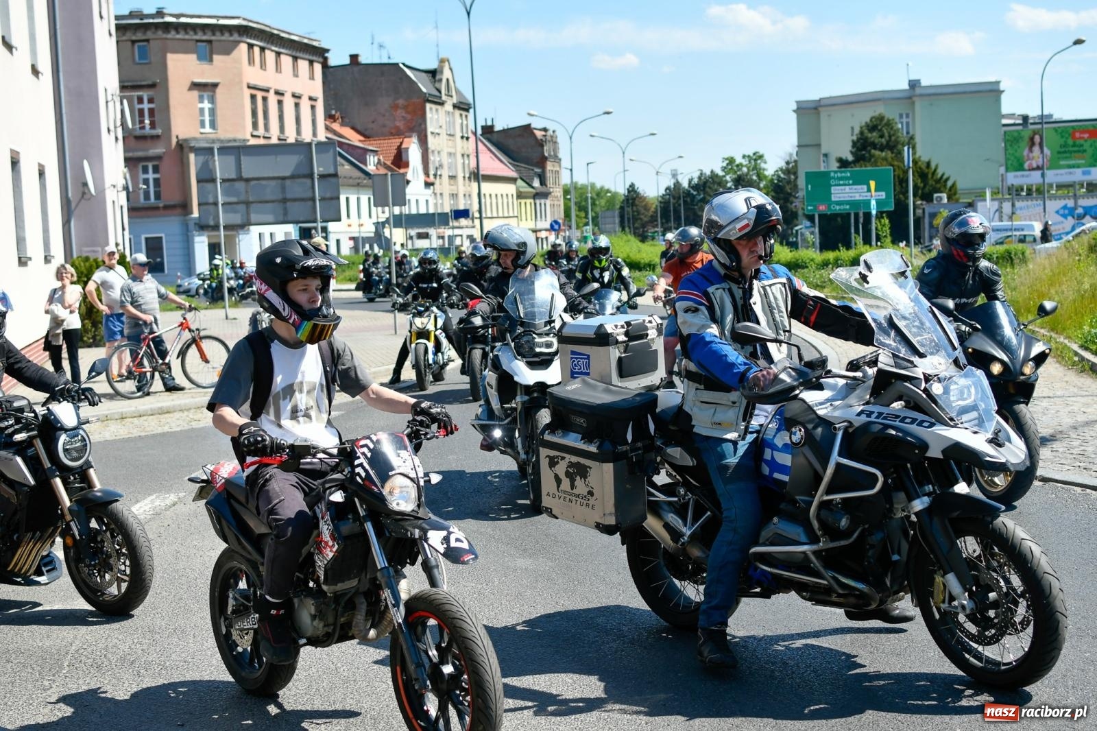 Zdjęcie w galerii na portalu naszraciborz.pl: Raciborska inauguracja sezonu motocyklowego [FOTO i WIDEO] wiadomości z regionu