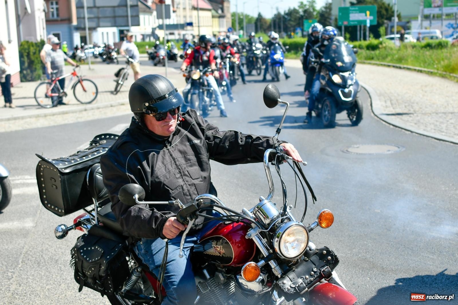 Zdjęcie w galerii na portalu naszraciborz.pl: Raciborska inauguracja sezonu motocyklowego [FOTO i WIDEO] wiadomości z regionu