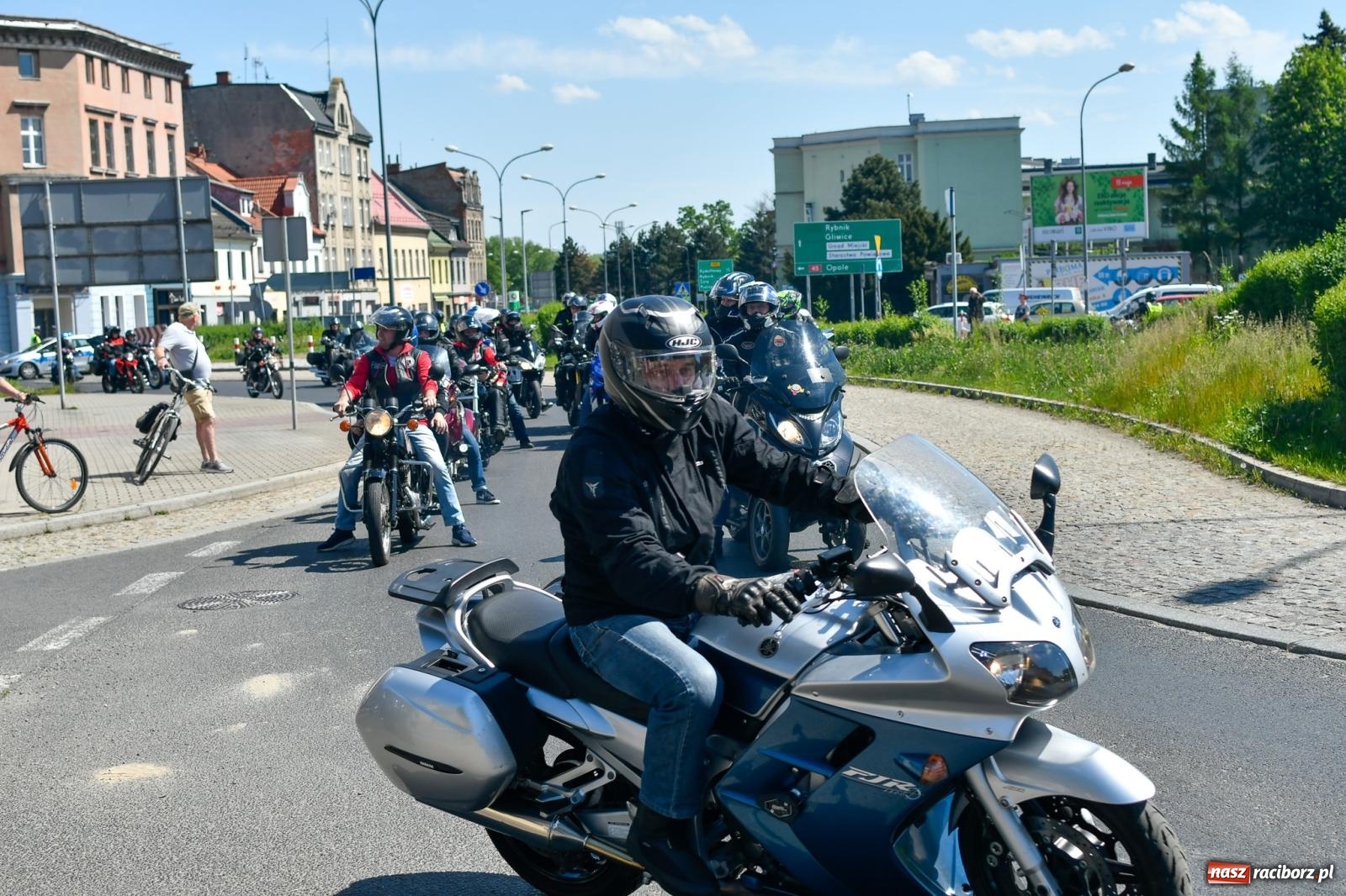 Zdjęcie w galerii na portalu naszraciborz.pl: Raciborska inauguracja sezonu motocyklowego [FOTO i WIDEO] wiadomości z regionu