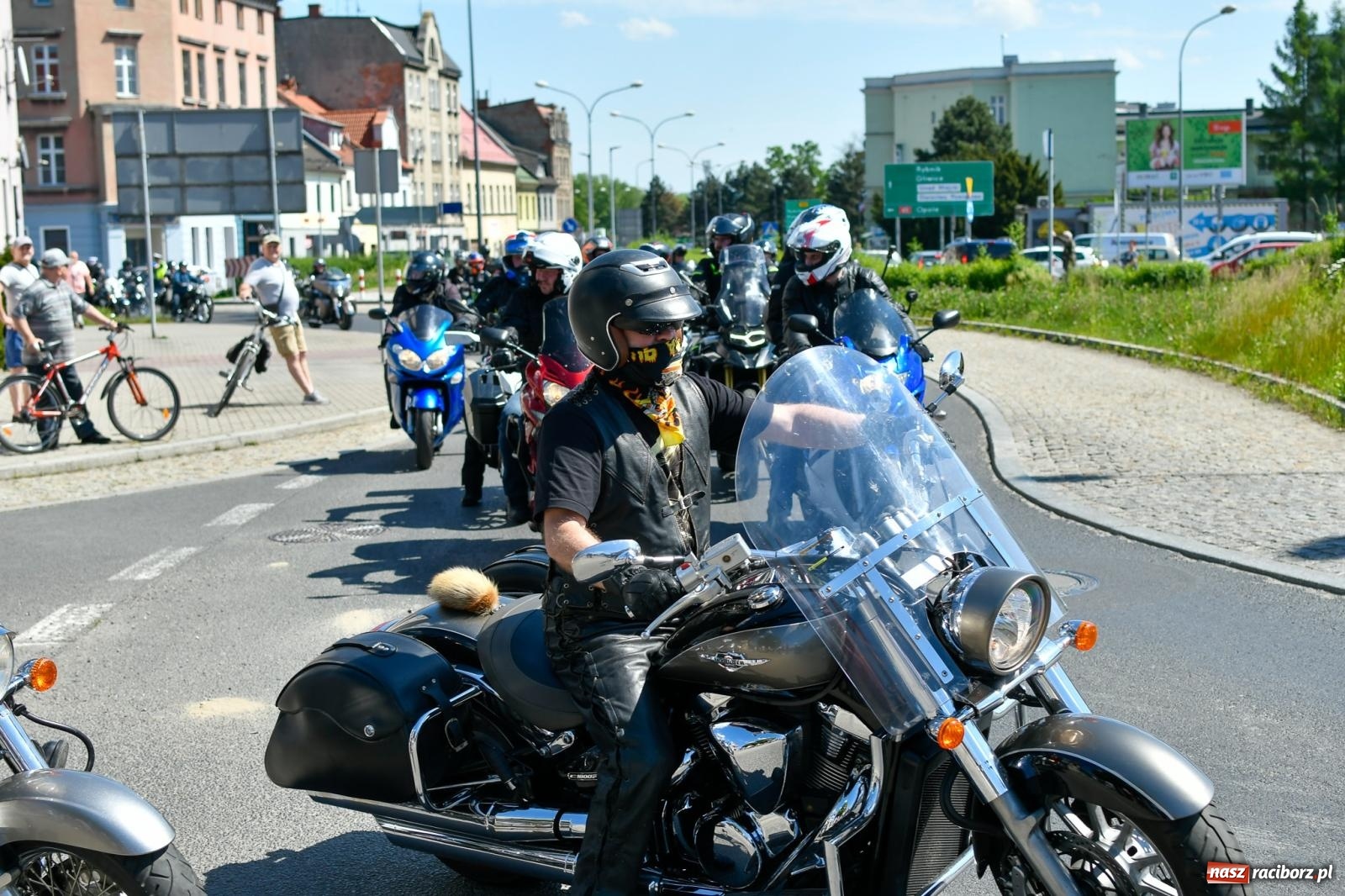 Zdjęcie w galerii na portalu naszraciborz.pl: Raciborska inauguracja sezonu motocyklowego [FOTO i WIDEO] wiadomości z regionu