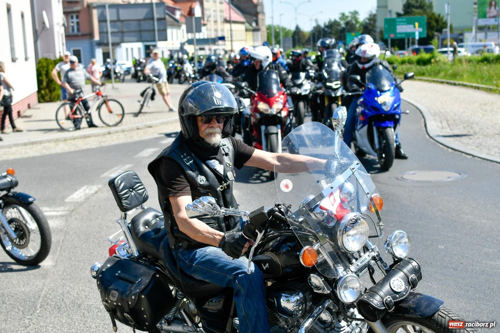 Zdjęcie w galerii na portalu naszraciborz.pl: Raciborska inauguracja sezonu motocyklowego [FOTO i WIDEO] wiadomości z regionu