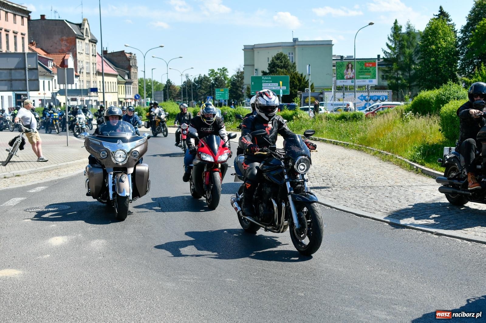 Zdjęcie w galerii na portalu naszraciborz.pl: Raciborska inauguracja sezonu motocyklowego [FOTO i WIDEO] wiadomości z regionu