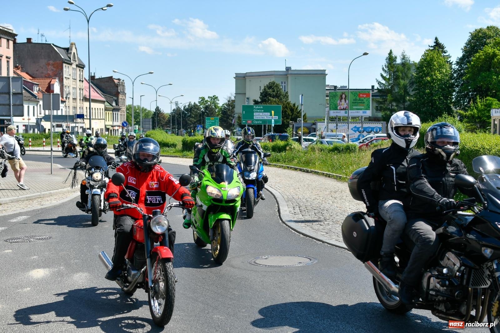 Zdjęcie w galerii na portalu naszraciborz.pl: Raciborska inauguracja sezonu motocyklowego [FOTO i WIDEO] wiadomości z regionu
