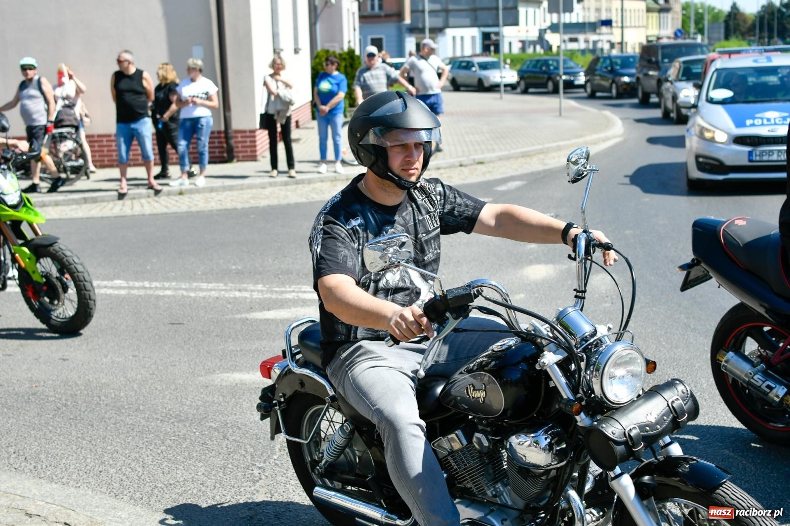 Zdjęcie w galerii na portalu naszraciborz.pl: Raciborska inauguracja sezonu motocyklowego [FOTO i WIDEO] wiadomości z regionu