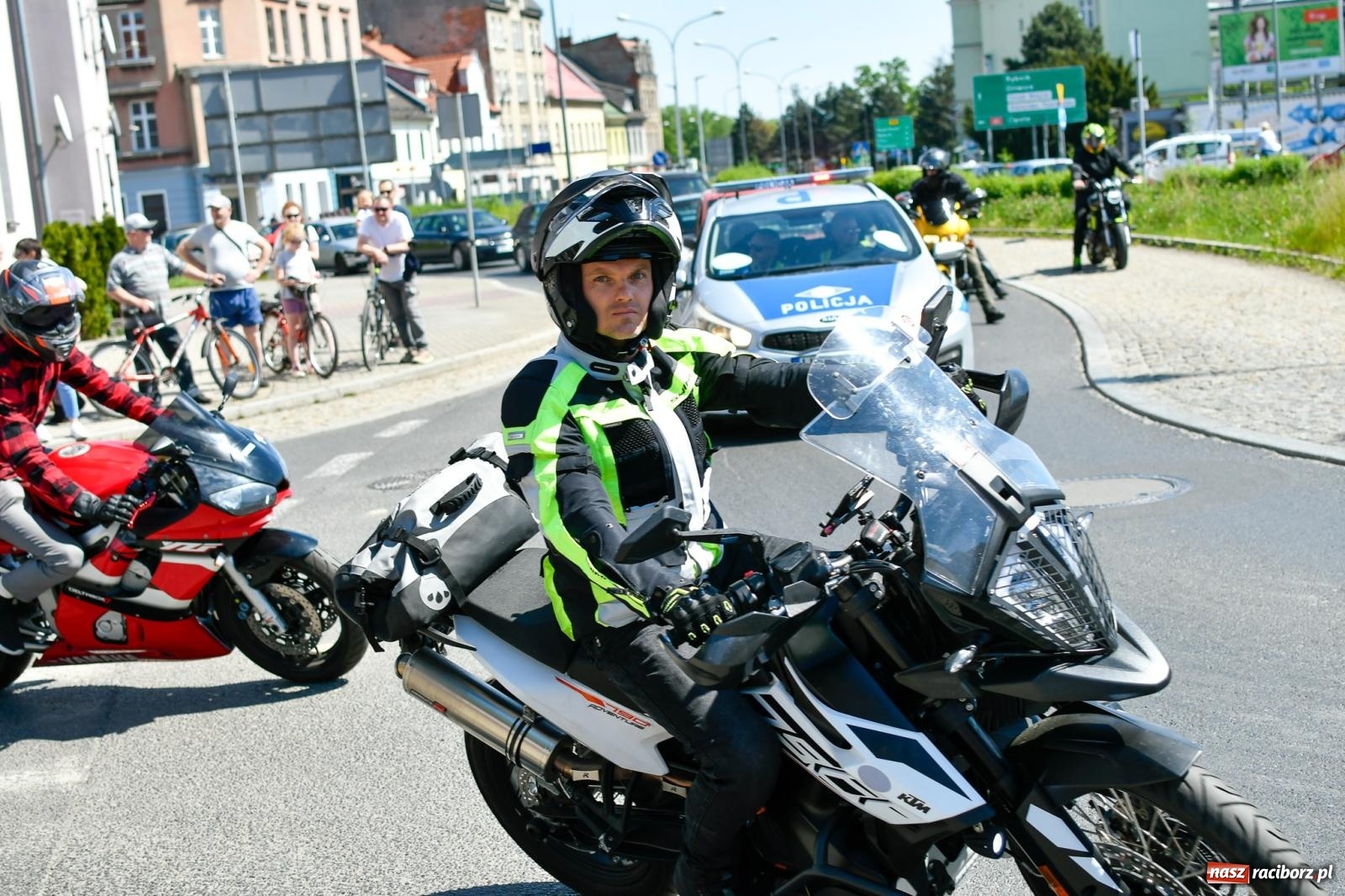 Zdjęcie w galerii na portalu naszraciborz.pl: Raciborska inauguracja sezonu motocyklowego [FOTO i WIDEO] wiadomości z regionu