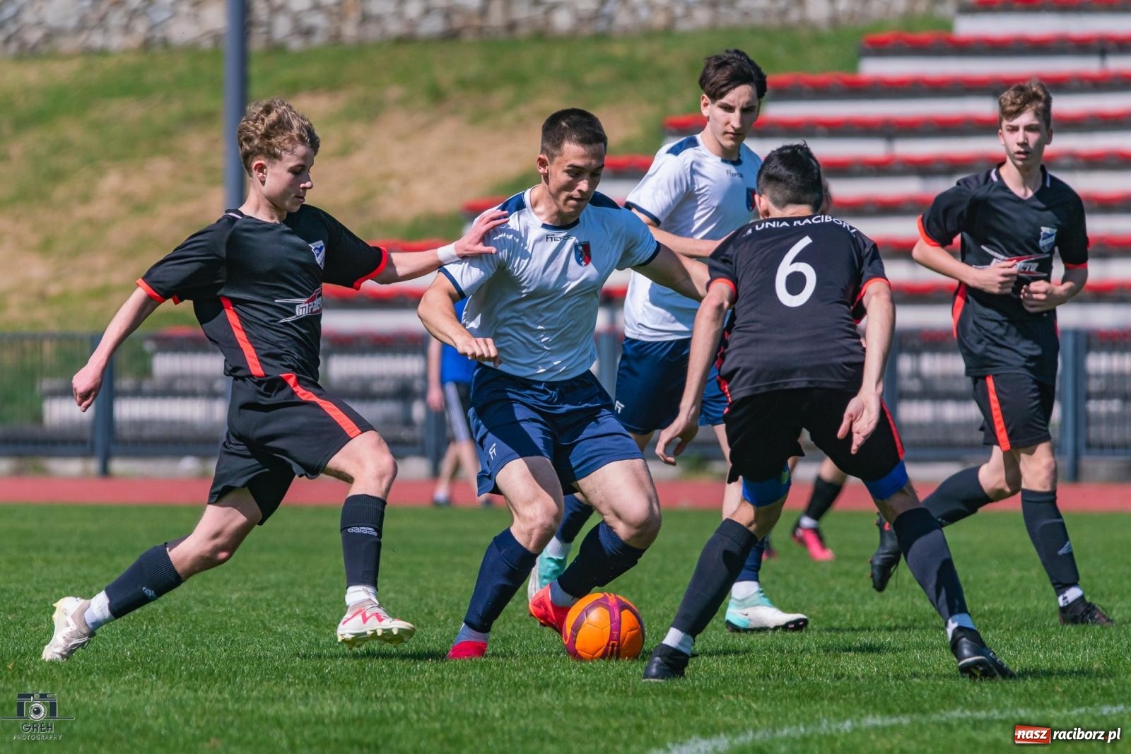 Zdjęcie w galerii na portalu naszraciborz.pl: Choć wiceliderowi się postawili, to punktów nie zdobyli [FOTO] wiadomości z regionu