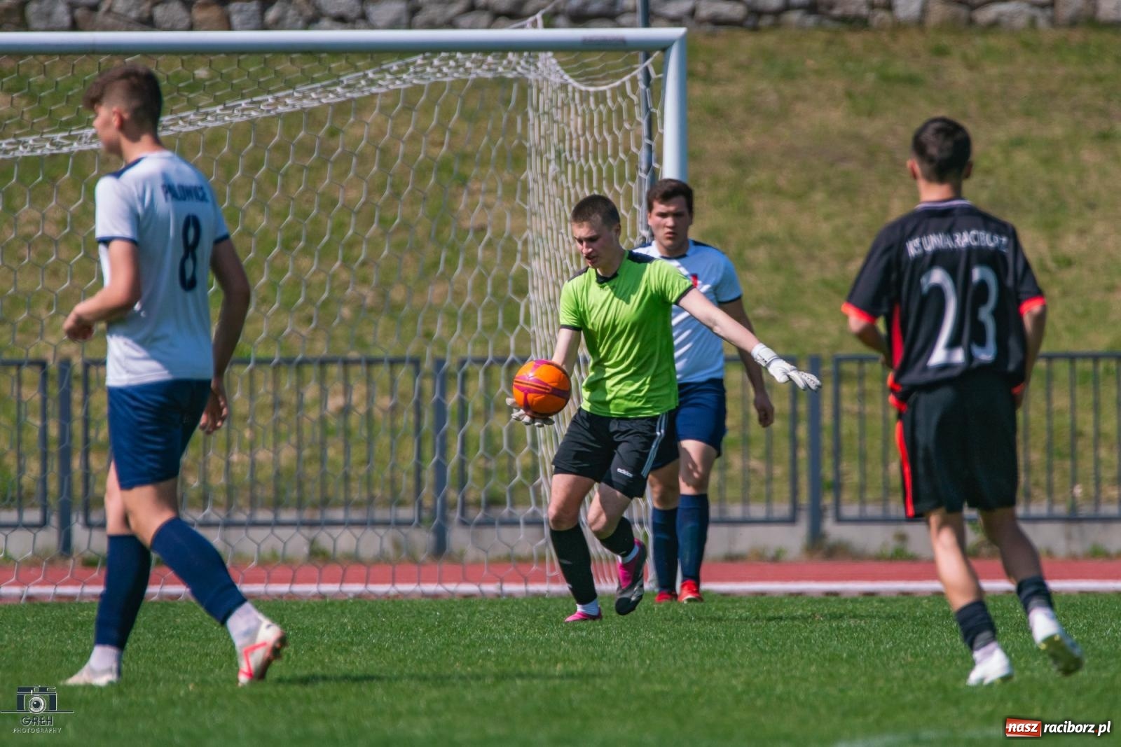 Zdjęcie w galerii na portalu naszraciborz.pl: Choć wiceliderowi się postawili, to punktów nie zdobyli [FOTO] wiadomości z regionu