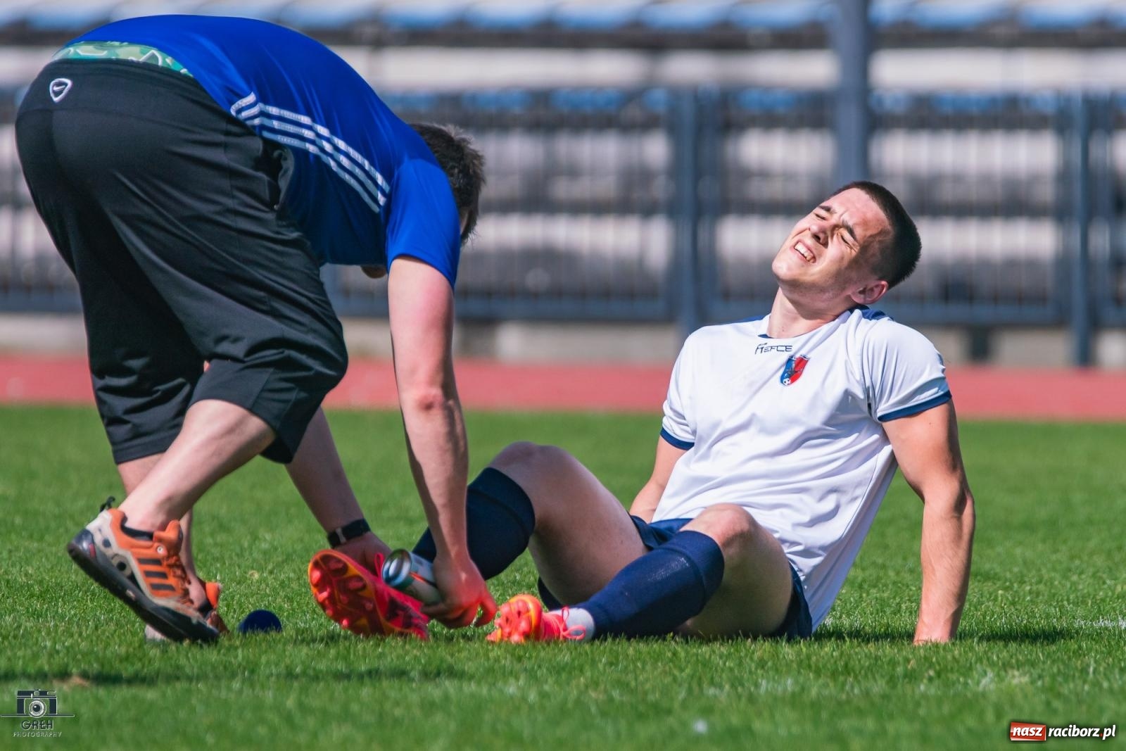 Zdjęcie w galerii na portalu naszraciborz.pl: Choć wiceliderowi się postawili, to punktów nie zdobyli [FOTO] wiadomości z regionu