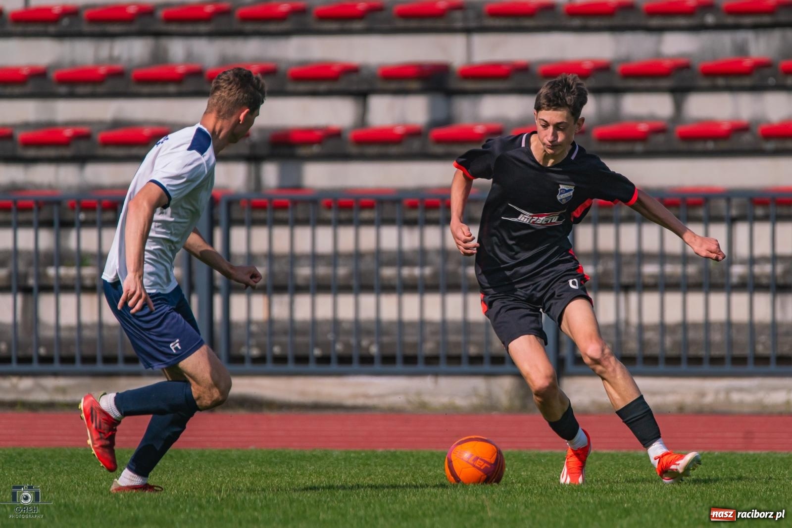 Zdjęcie w galerii na portalu naszraciborz.pl: Choć wiceliderowi się postawili, to punktów nie zdobyli [FOTO] wiadomości z regionu