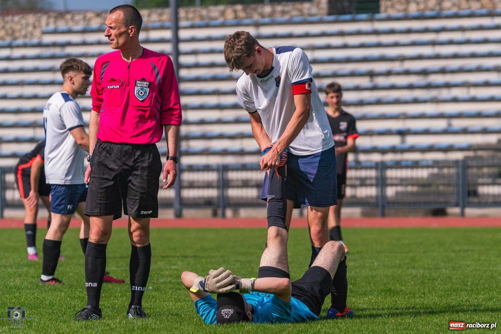 Zdjęcie w galerii na portalu naszraciborz.pl: Choć wiceliderowi się postawili, to punktów nie zdobyli [FOTO] wiadomości z regionu