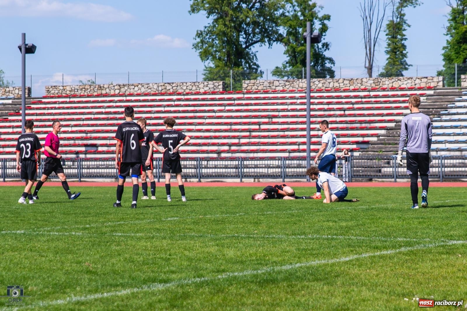 Zdjęcie w galerii na portalu naszraciborz.pl: Choć wiceliderowi się postawili, to punktów nie zdobyli [FOTO] wiadomości z regionu