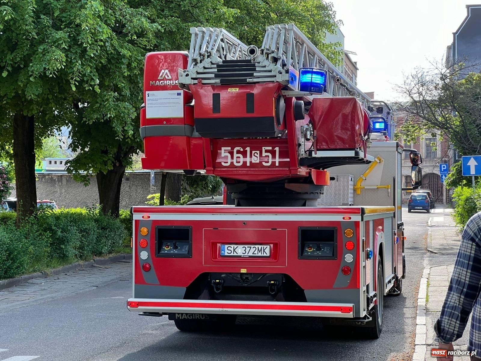 Zdjęcie w galerii na portalu naszraciborz.pl: Silne zadymienie w mieszkaniu przy Piwnej [FOTO] wiadomości z regionu