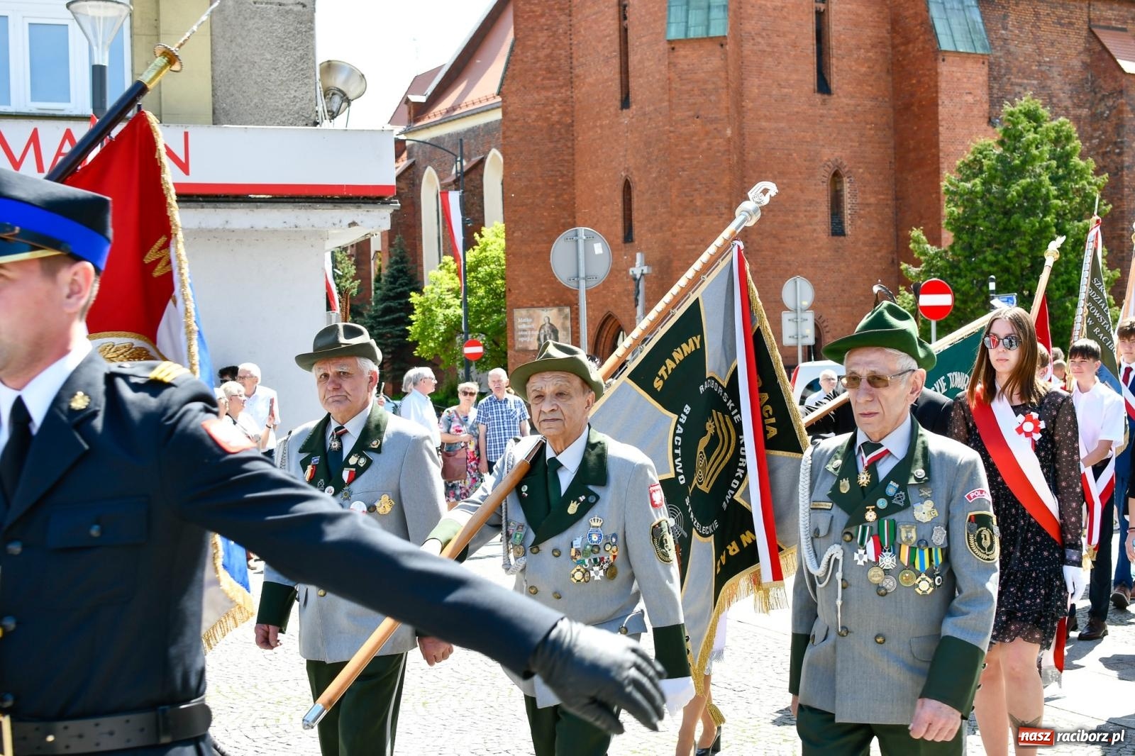 Zdjęcie w galerii na portalu naszraciborz.pl: Święto Narodowe Trzeciego Maja. Obchody w Raciborzu [FOTO i WIDEO] wiadomości z regionu