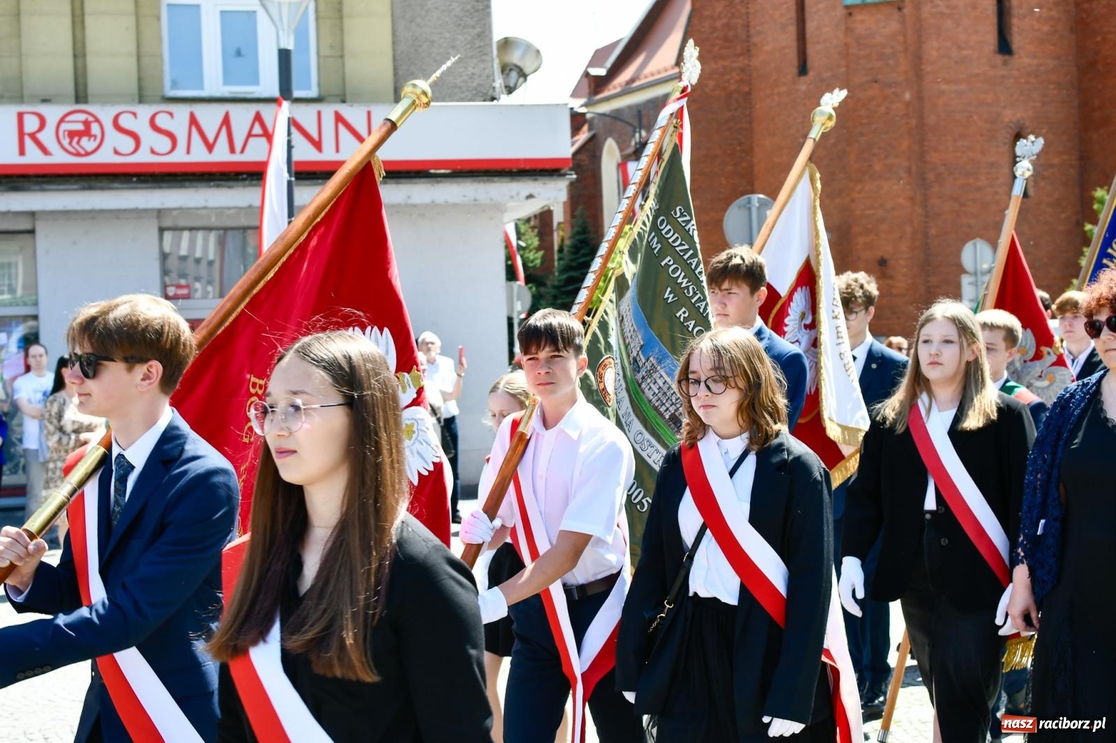 Zdjęcie w galerii na portalu naszraciborz.pl: Święto Narodowe Trzeciego Maja. Obchody w Raciborzu [FOTO i WIDEO] wiadomości z regionu