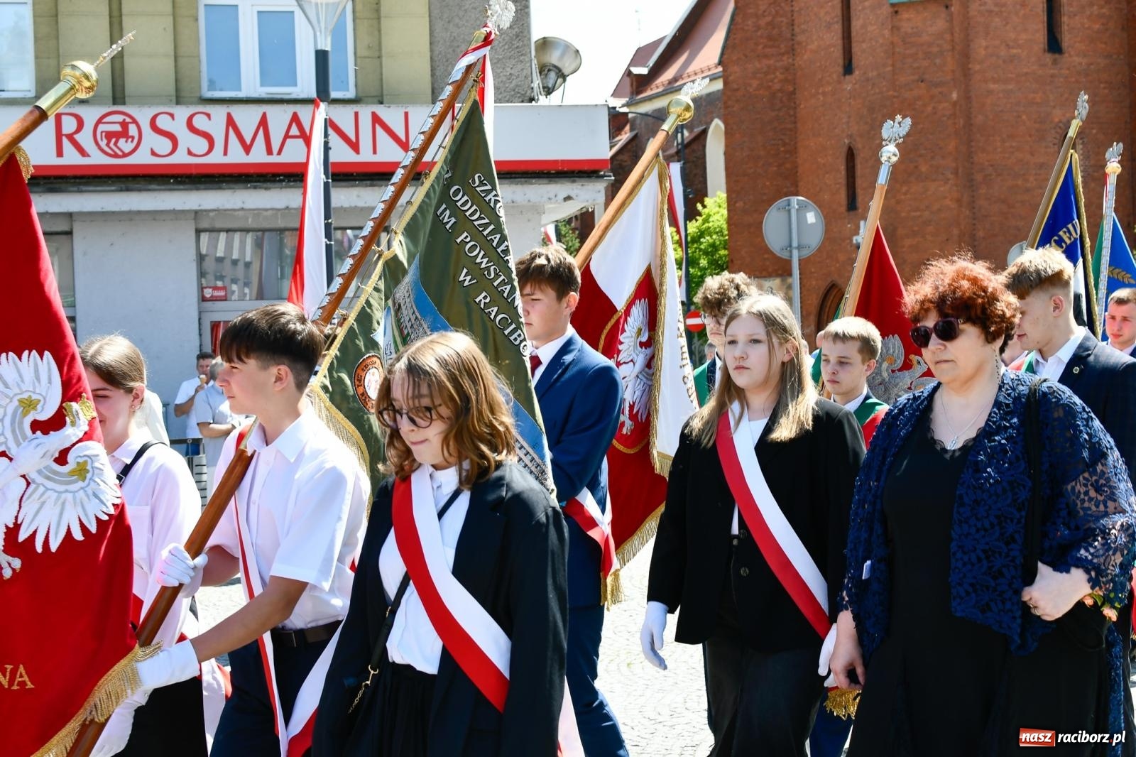 Zdjęcie w galerii na portalu naszraciborz.pl: Święto Narodowe Trzeciego Maja. Obchody w Raciborzu [FOTO i WIDEO] wiadomości z regionu