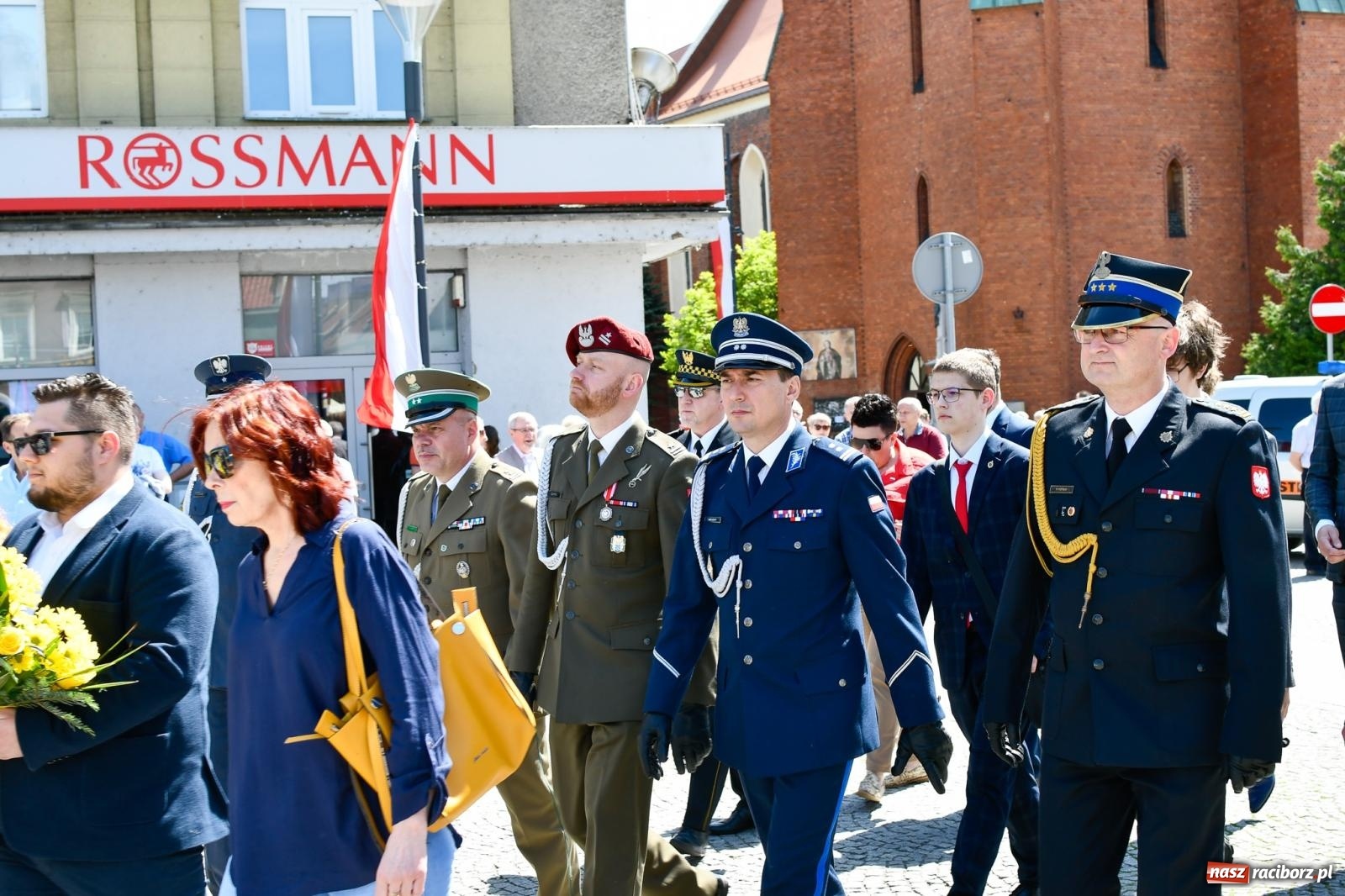 Zdjęcie w galerii na portalu naszraciborz.pl: Święto Narodowe Trzeciego Maja. Obchody w Raciborzu [FOTO i WIDEO] wiadomości z regionu