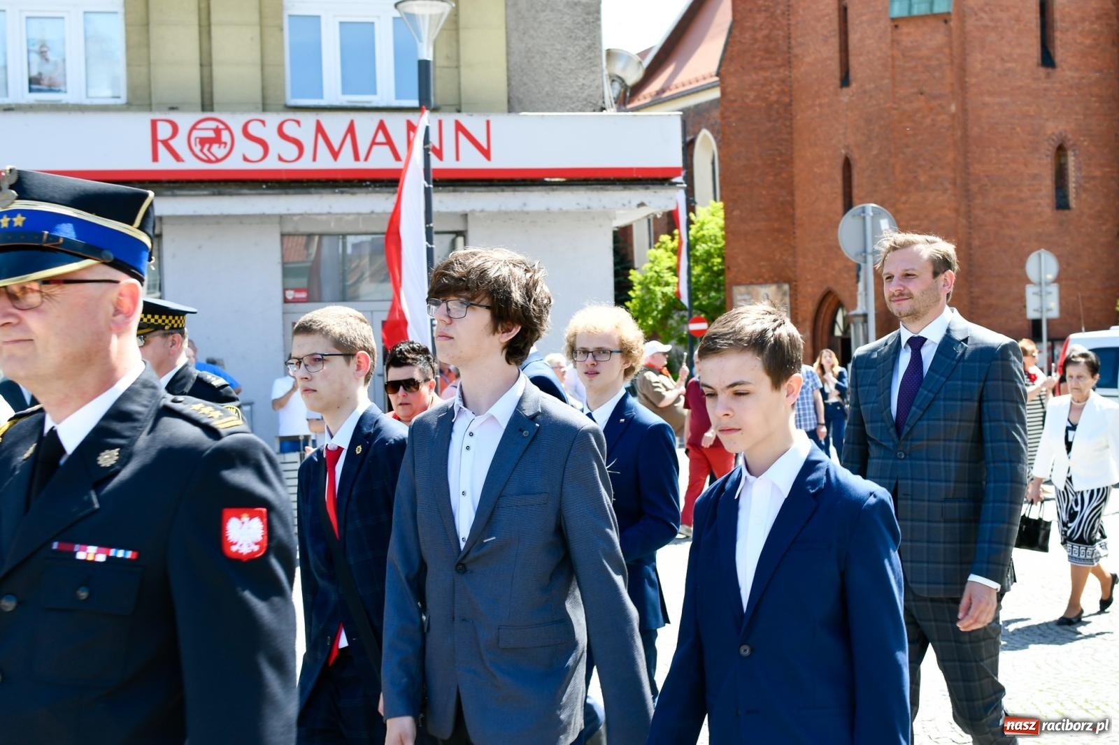 Zdjęcie w galerii na portalu naszraciborz.pl: Święto Narodowe Trzeciego Maja. Obchody w Raciborzu [FOTO i WIDEO] wiadomości z regionu