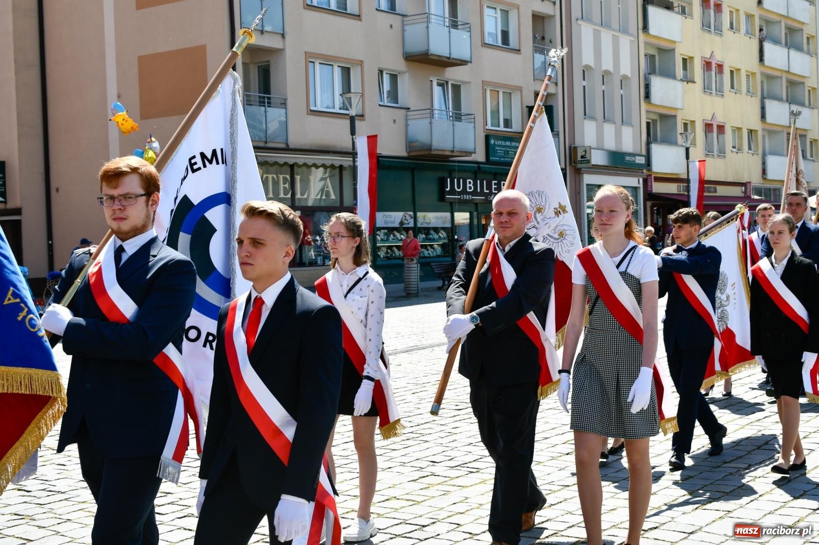Zdjęcie w galerii na portalu naszraciborz.pl: Święto Narodowe Trzeciego Maja. Obchody w Raciborzu [FOTO i WIDEO] wiadomości z regionu