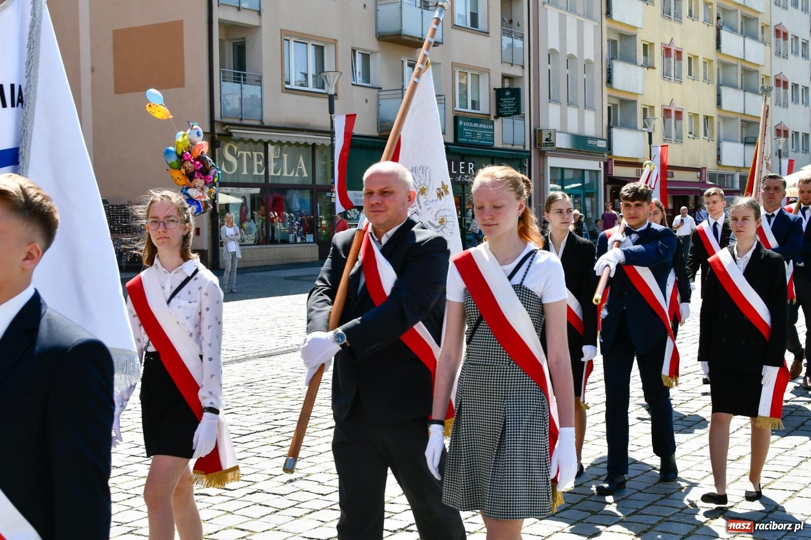 Zdjęcie w galerii na portalu naszraciborz.pl: Święto Narodowe Trzeciego Maja. Obchody w Raciborzu [FOTO i WIDEO] wiadomości z regionu
