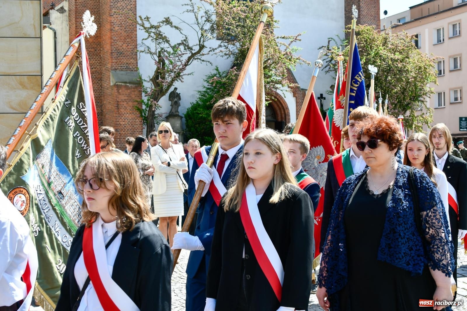 Zdjęcie w galerii na portalu naszraciborz.pl: Święto Narodowe Trzeciego Maja. Obchody w Raciborzu [FOTO i WIDEO] wiadomości z regionu