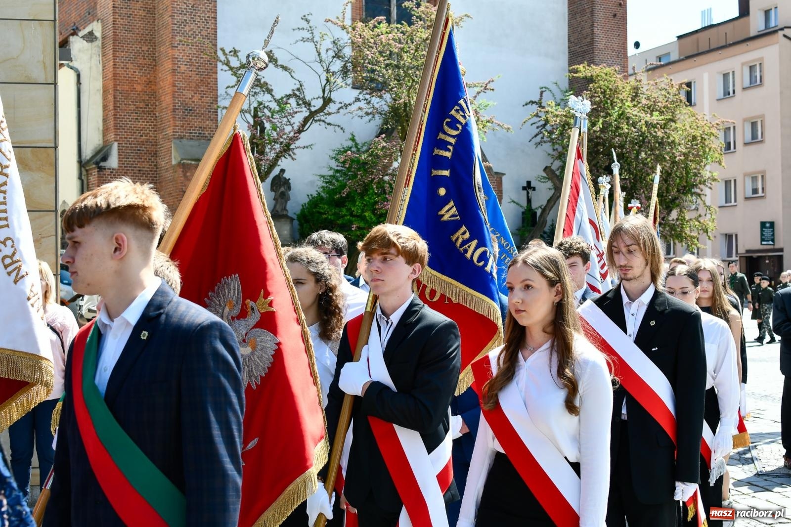 Zdjęcie w galerii na portalu naszraciborz.pl: Święto Narodowe Trzeciego Maja. Obchody w Raciborzu [FOTO i WIDEO] wiadomości z regionu