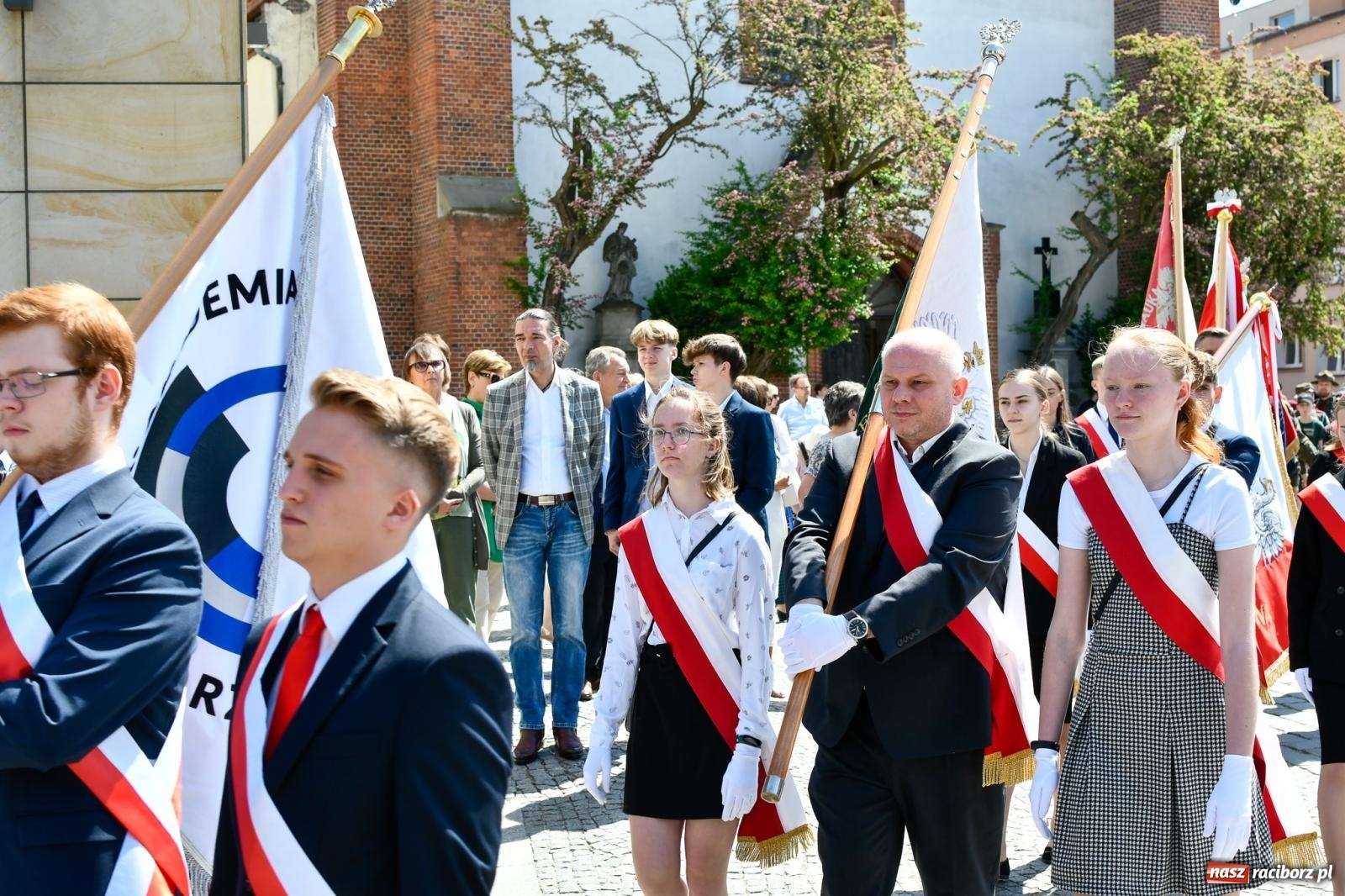 Zdjęcie w galerii na portalu naszraciborz.pl: Święto Narodowe Trzeciego Maja. Obchody w Raciborzu [FOTO i WIDEO] wiadomości z regionu