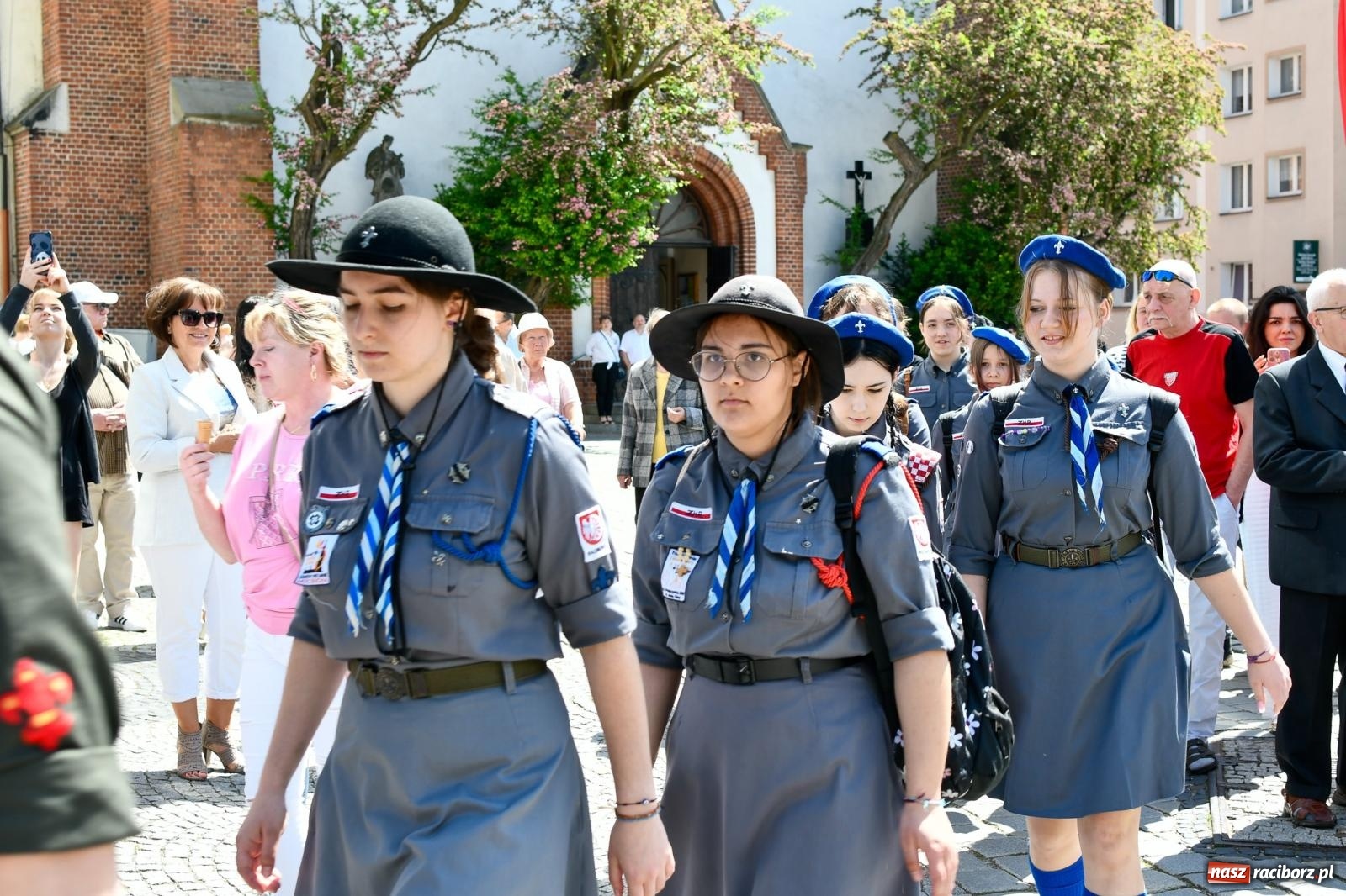 Zdjęcie w galerii na portalu naszraciborz.pl: Święto Narodowe Trzeciego Maja. Obchody w Raciborzu [FOTO i WIDEO] wiadomości z regionu
