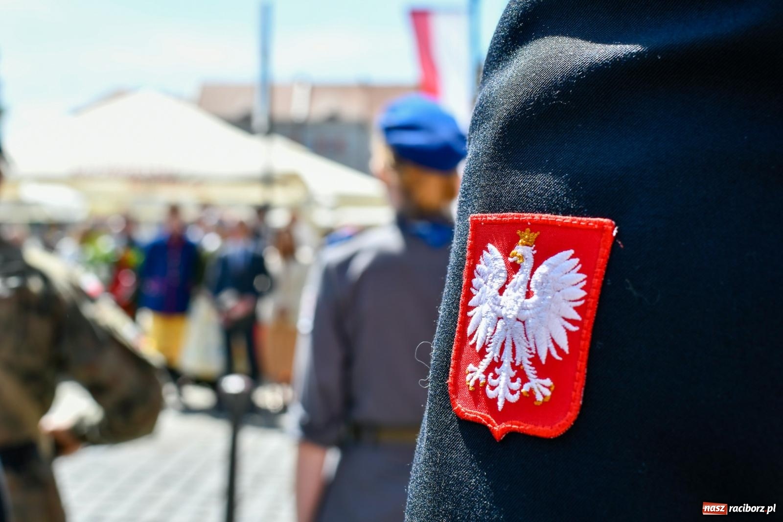 Zdjęcie w galerii na portalu naszraciborz.pl: Święto Narodowe Trzeciego Maja. Obchody w Raciborzu [FOTO i WIDEO] wiadomości z regionu