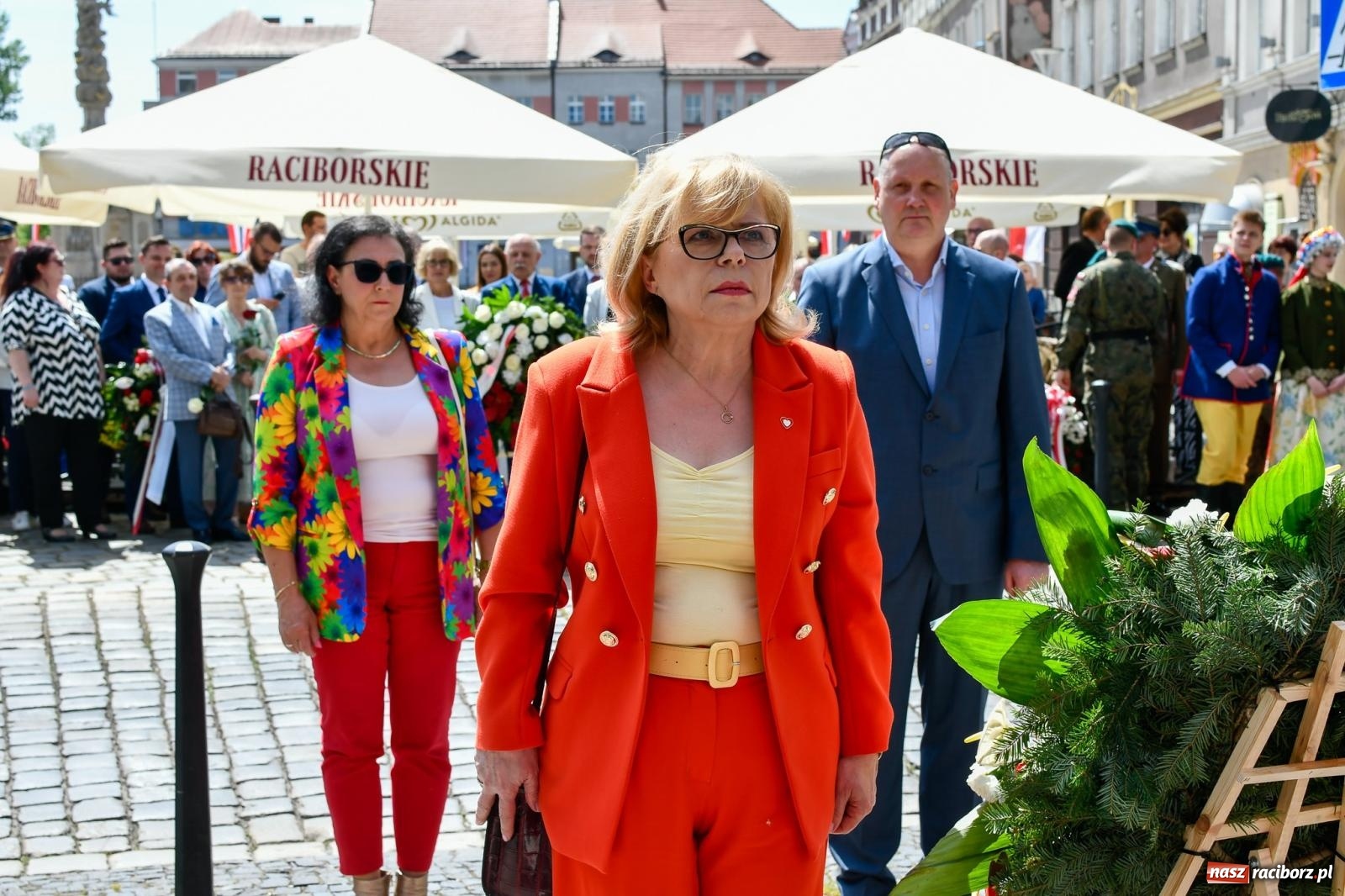 Zdjęcie w galerii na portalu naszraciborz.pl: Święto Narodowe Trzeciego Maja. Obchody w Raciborzu [FOTO i WIDEO] wiadomości z regionu