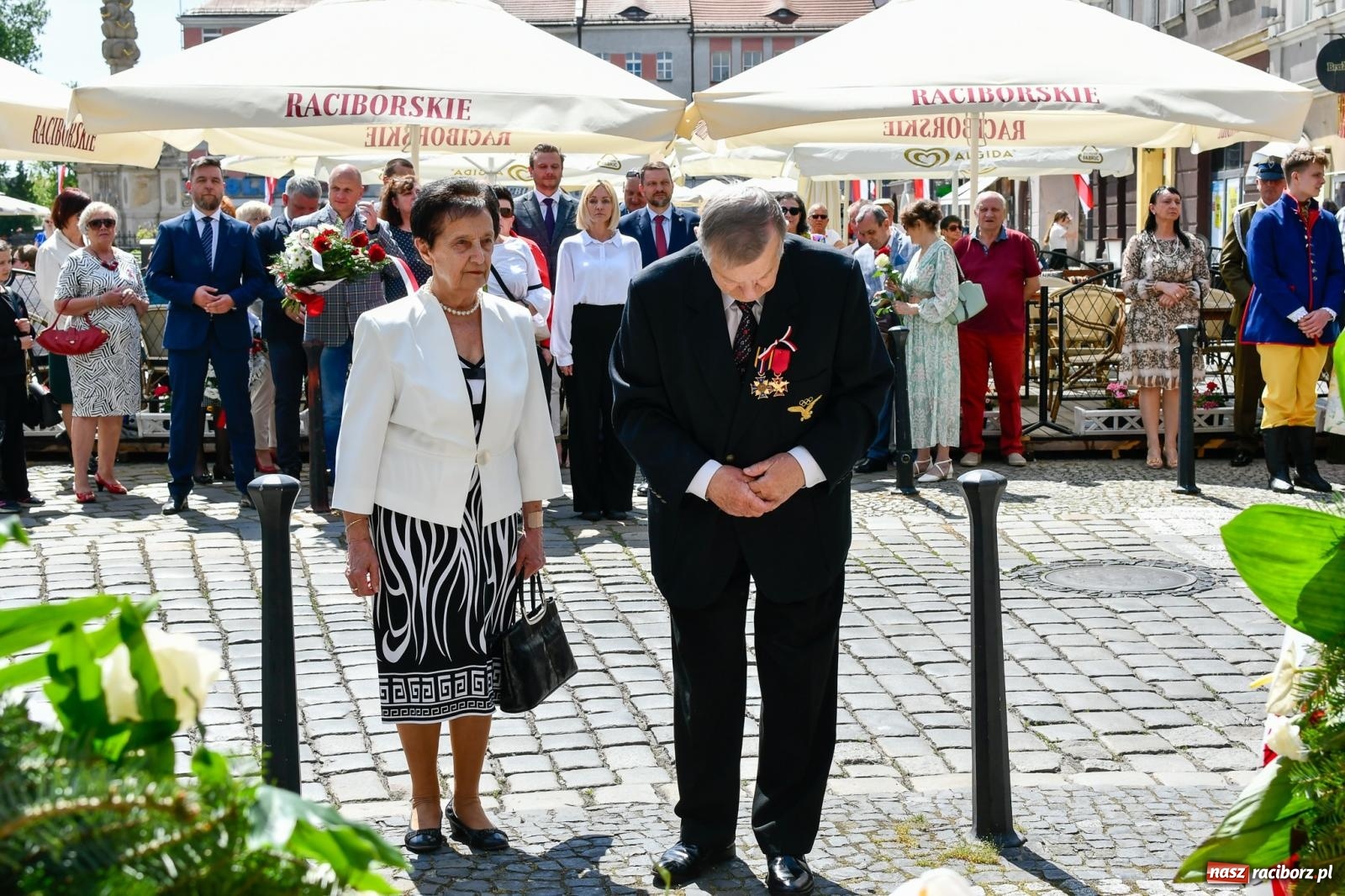 Zdjęcie w galerii na portalu naszraciborz.pl: Święto Narodowe Trzeciego Maja. Obchody w Raciborzu [FOTO i WIDEO] wiadomości z regionu