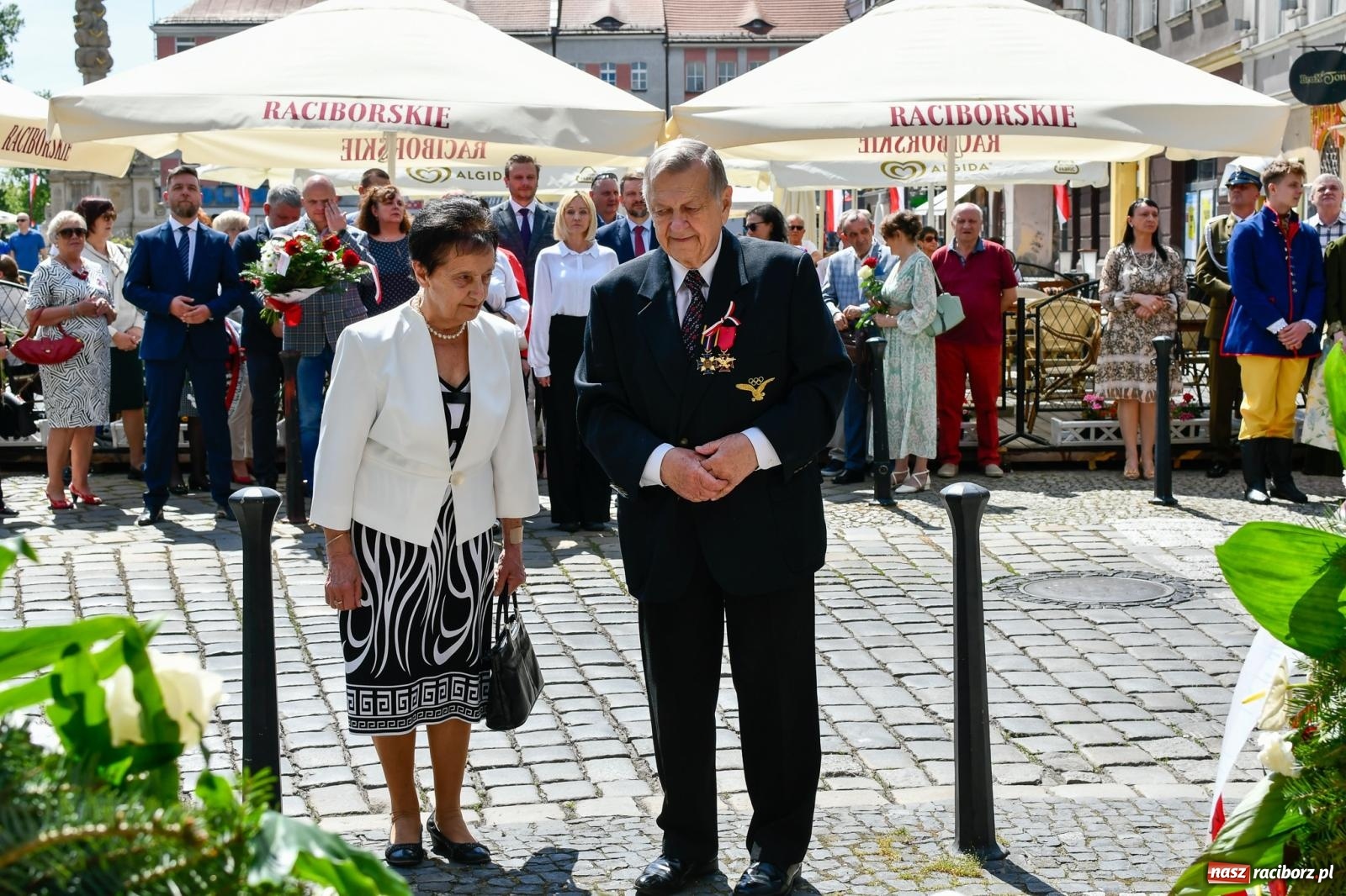 Zdjęcie w galerii na portalu naszraciborz.pl: Święto Narodowe Trzeciego Maja. Obchody w Raciborzu [FOTO i WIDEO] wiadomości z regionu